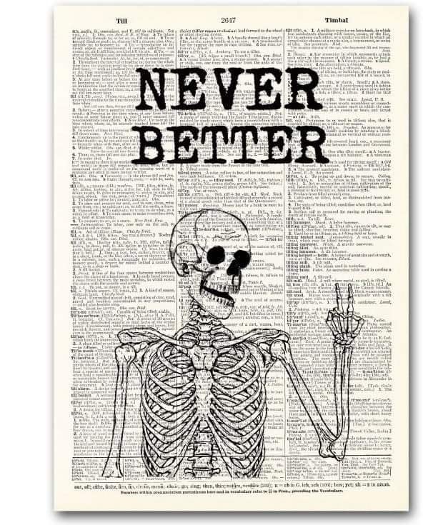 Vintage Dictionary Page Art | My Site